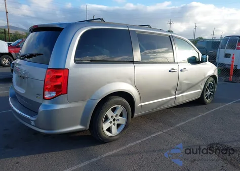 2018 Dodge Grand Caravan Gt из США, поврежденный, VIN 2C4RDGEG9JR281359